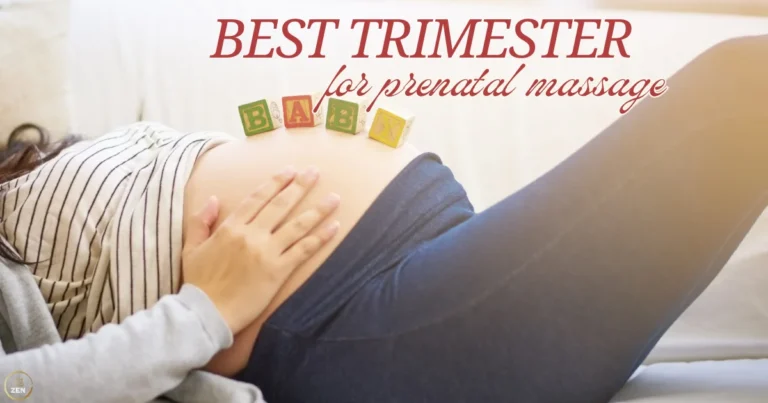 What trimester is best for prenatal massage?