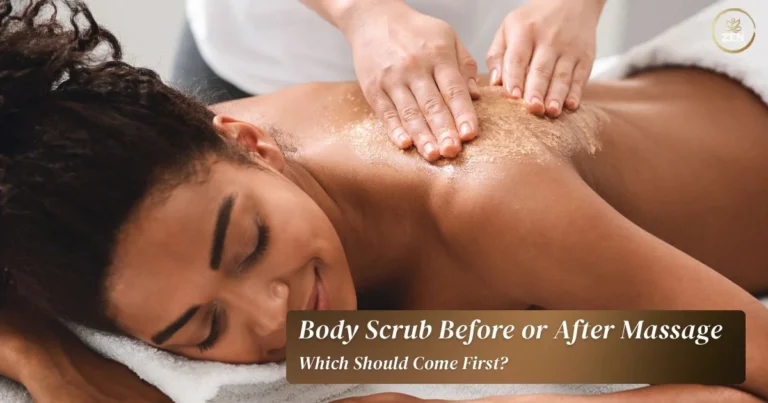 Body Scrub Before or After Massage