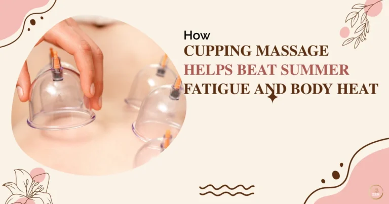 Cupping Massage Helps Beat Summer Fatigue